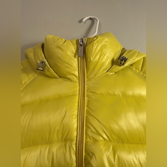 Guess Vibrant Yellow Hooded Puffer Coat - Picture 6 of 10